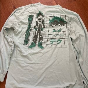 My Hero Academia Long Sleeve Size Large